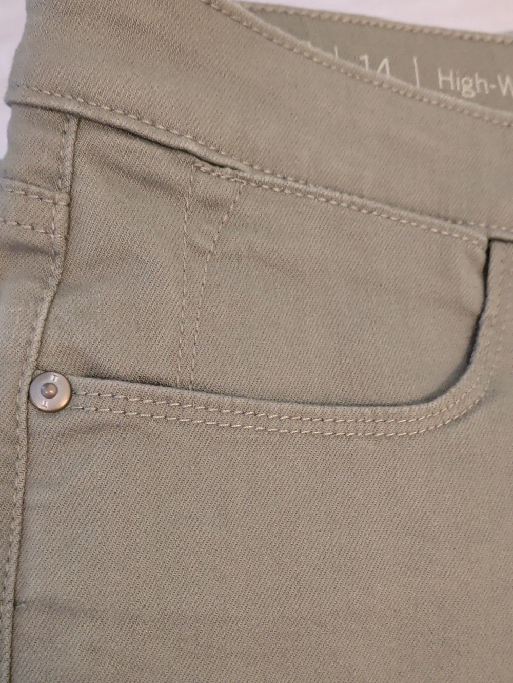 NWT Talbots high waist jegging crop pants - Picture 5 of 7